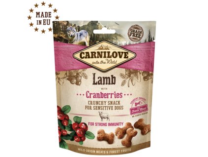 264 264 dog crunchy snack lamb with cranberries with fresh meat1