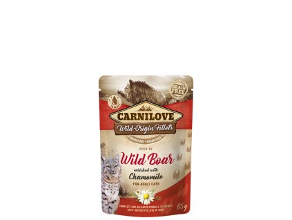 456 456 carnilove cat pouch rich in wild boar enriched with chamomile1