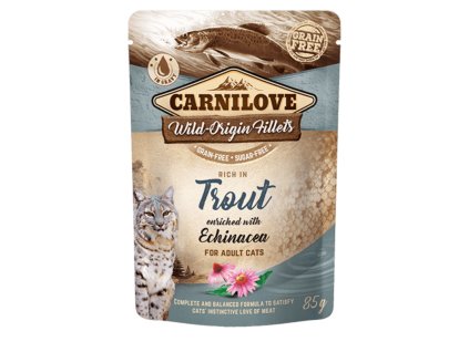 459 459 carnilove cat pouch rich in trout enriched with echinacea1
