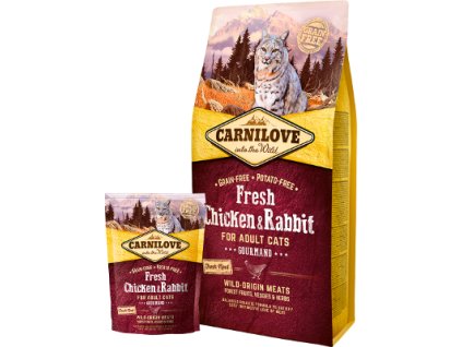 372 carnilove cat fresh chicken rabbit 0 4kg1