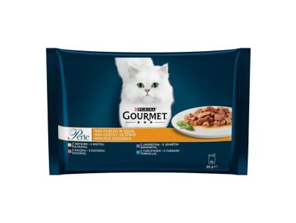 3882 gourmet perle multipack s krutou kachnou jehnecim tunakem ve stave