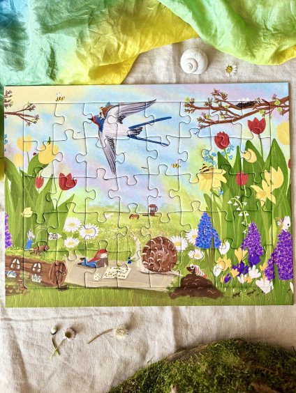 Tavasz a virágoskertben🌸 puzzle