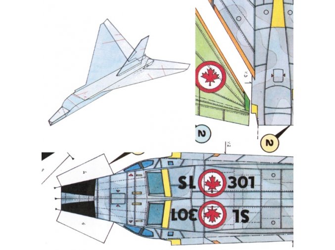 Avro Canada CF-105 "Arrow" 2ks