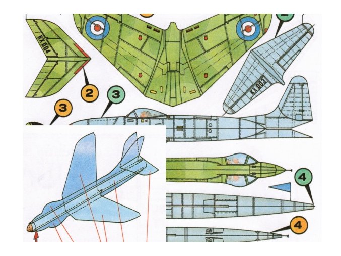 Lockheed P-80 Shooting Star, Hawker Hunter V