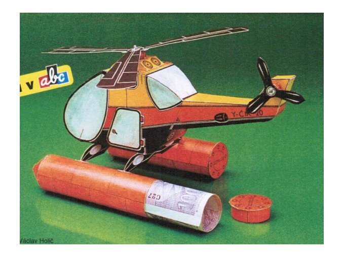Vrtulníček - kasička