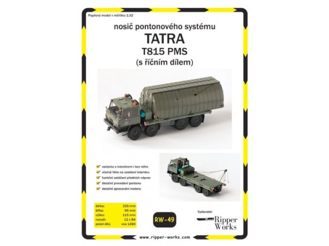 Tatra 815 PMS s říčním dílem