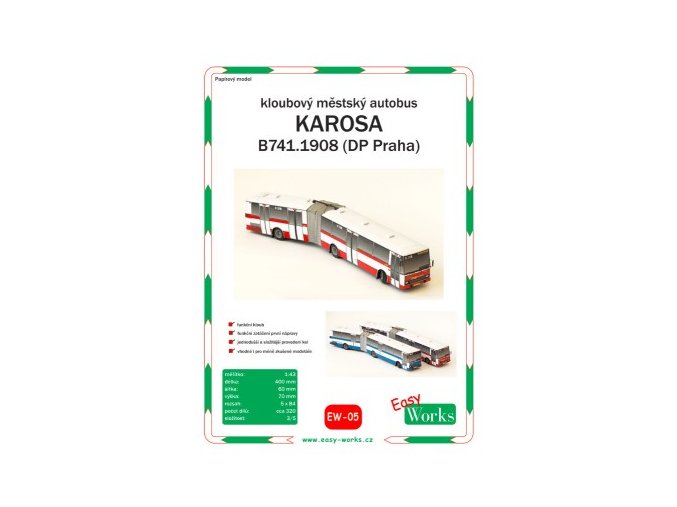 Karosa B741.1908 - DP Praha (červená)