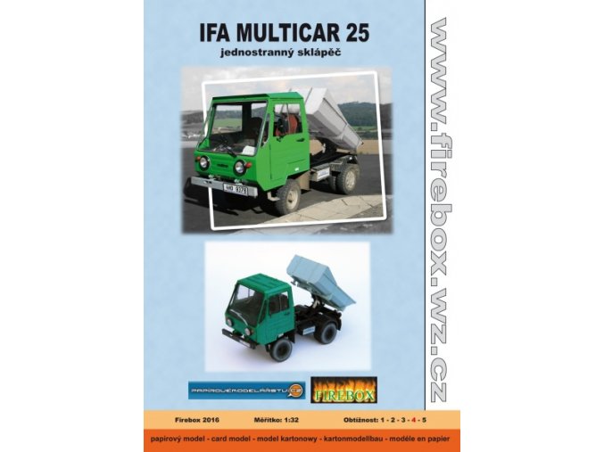 Ifa Multicar 25 - jednostranný sklápěč