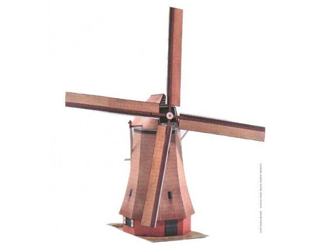 holandský větrný mlýn