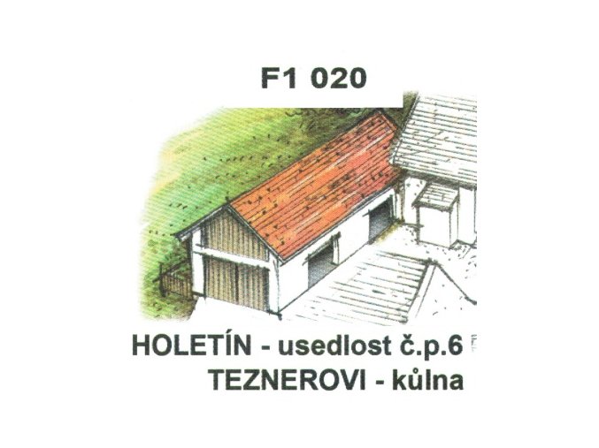 Holetín - usedlost čp. 6 Teznerovi - kůlna