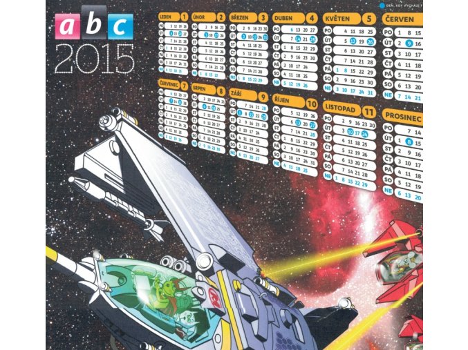 Astro Racers - kalendář 2015