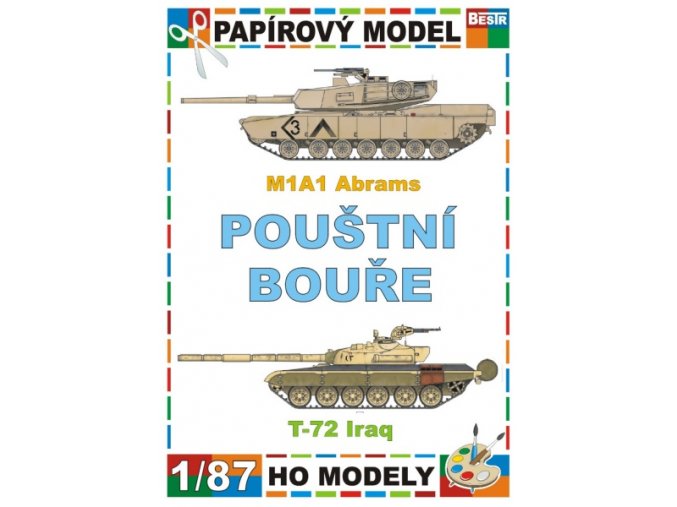 M1A1 Abrams + T-72 Iraq (Pouštní bouře / Desert Storm 1991)