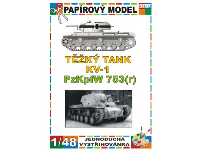 KV-1 PzKpfW 753(r) - zimní verze