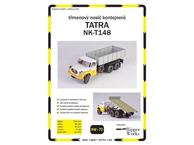 Tatra NK-T148 - třmenový nosič kontejnerů