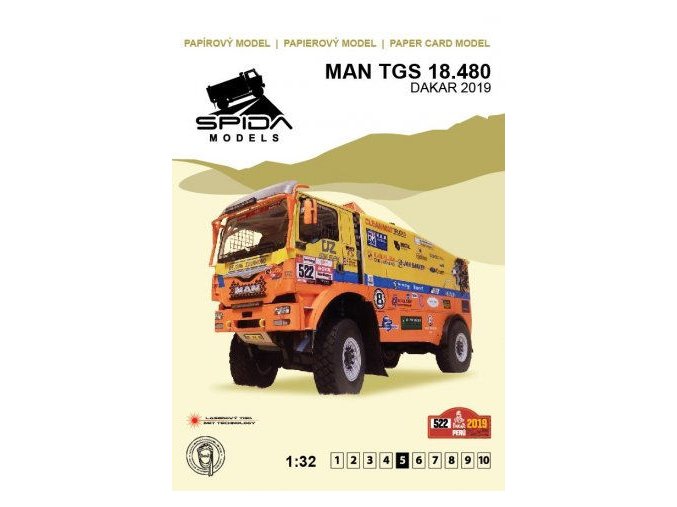 MAN TGS 18.480 - Rallye Dakar 2019 #522