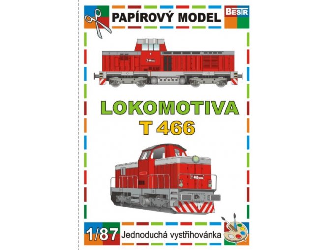 T 466 - Pilštyk - dieselová lokomotiva řady 735