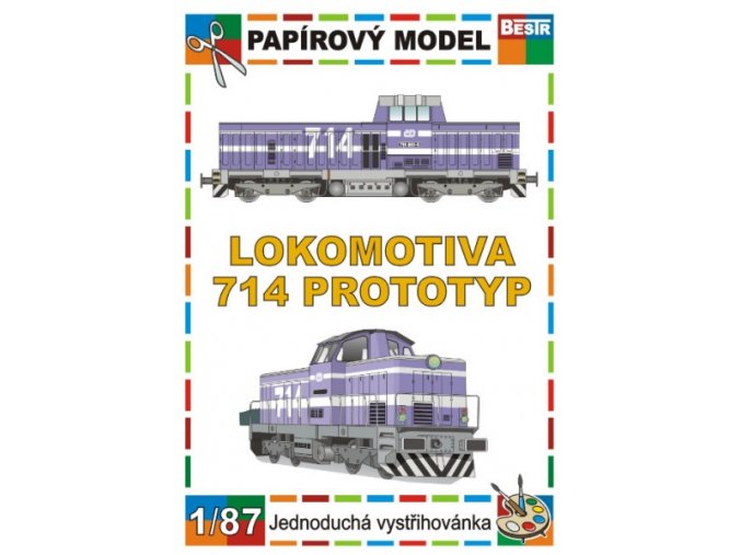 ř. 714 - Lachtan - dieselová lokomotiva - prototyp