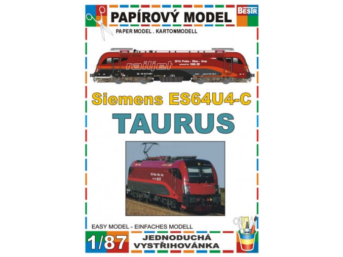 ES64U4-C - Taurus - elektrická lokomotiva