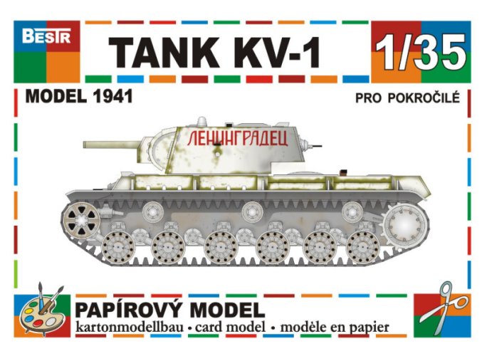 KV-1 model 1941 - zimní verze