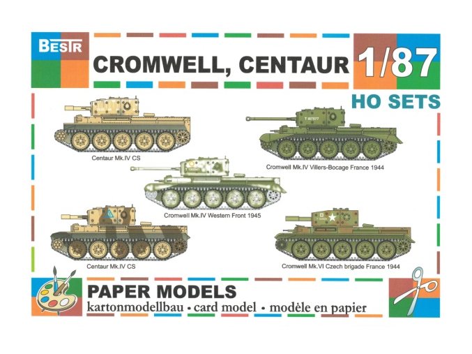 Cromwell, Centaur - 5ks (2x Centaur Mk.IV CS, 3x Cromwell Mk.IV)