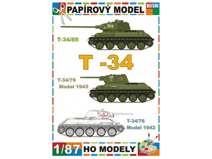 T-34/85 + T-34/76 (1943) + T-34/76 (1942)