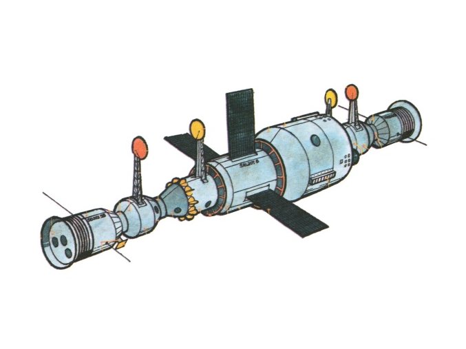 Sojuz 28 + Saljut 6 + Progress 1