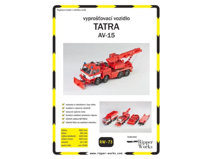 Tatra 815 AV-15 - vyprošťovací vozidlo HZS SŽDC