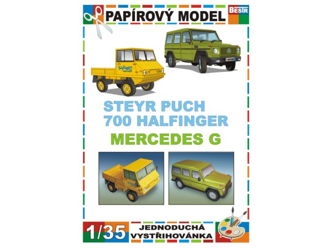 Steyr Puch 700 Haflinger + Mercedes G