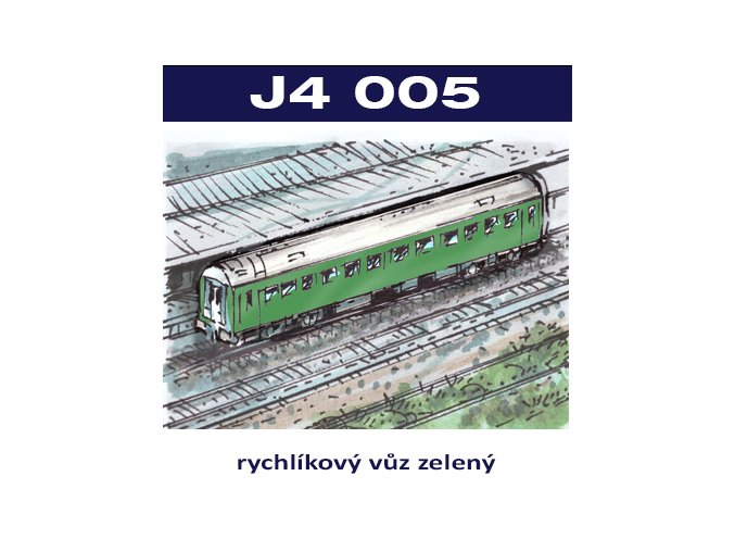 osobní vozy III - rychlíkový vůz zelený