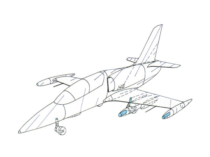 Aero L-39ZA Albatros + soubor neřízených střel