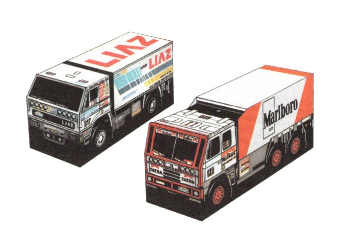 Liaz 111.154 Rallye Paris - Dakar + Tatra 815 6x6