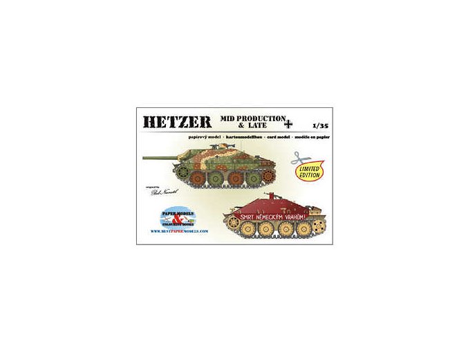 Jagdpanther 38(t) Hetzer - 2 různé verze