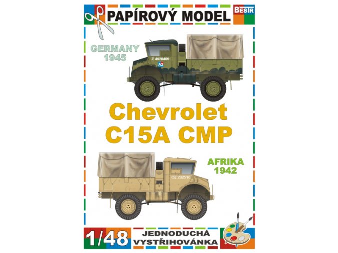 Chevrolet C15A CMP - Afrika 1942 - 2 verze