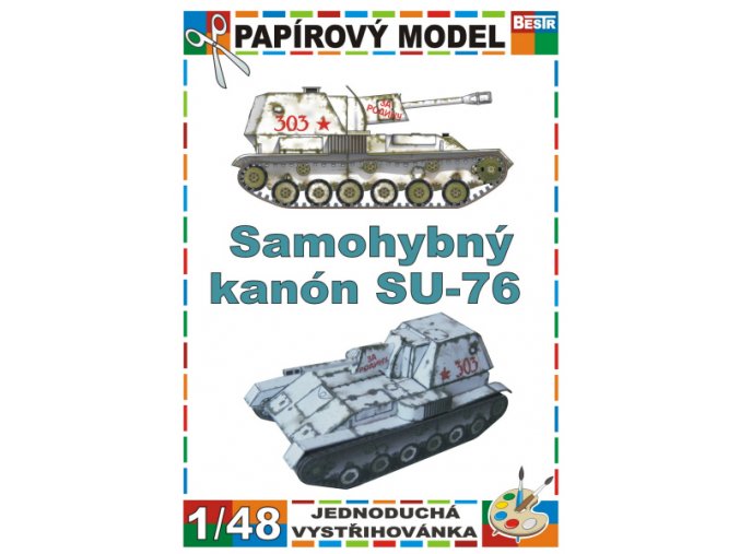 SU-76 - zimní verze