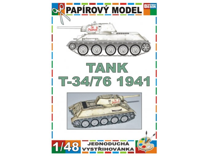 T 34/76 model 1941 - Leningrad 1941 - zimní verze