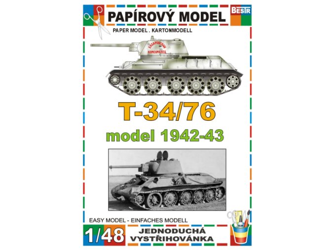 T 34/76 model 1942-43 - zimní verze