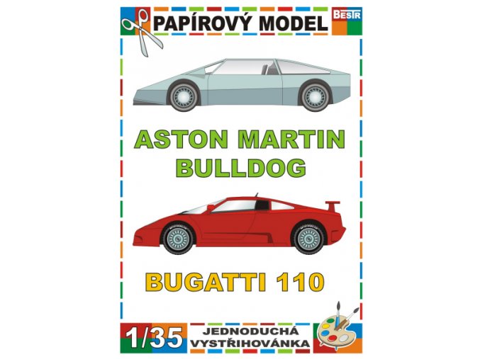 Aston Martin Bulldog + Bugatti 110