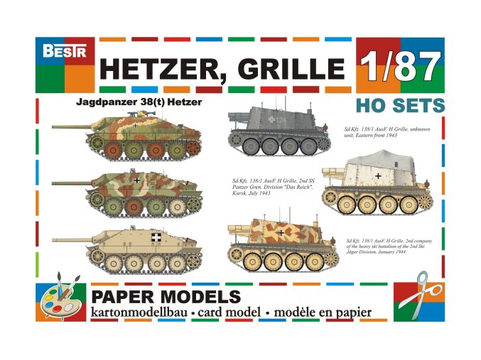 Hetzer, Grille (6 ks)