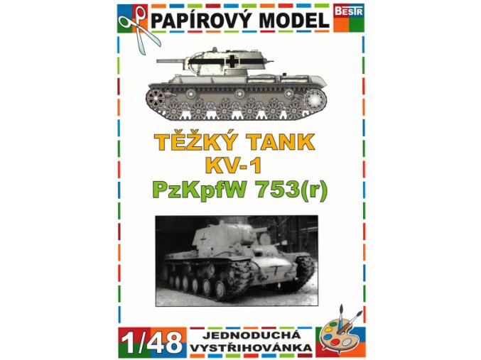 KV-1 PzKpfW 753(r) - zimní verze