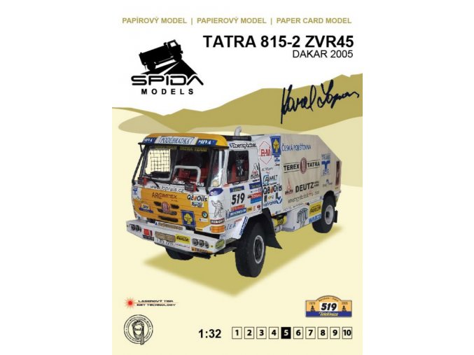 Tatra 815-2 2ZVR45 Dakar 2005 #519