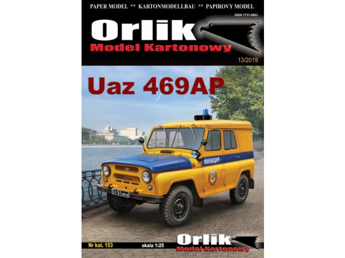 Uaz 469AP + laserem řezané doplňky