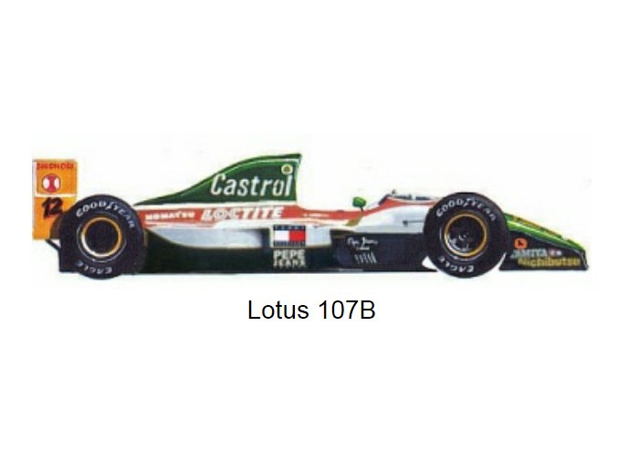 Lotus 107B - GP Japan 1993