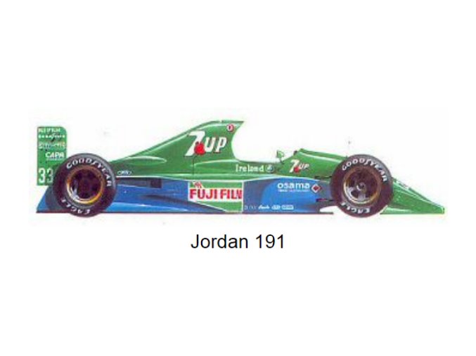 Jordan 191 - GP Great Britain 1991