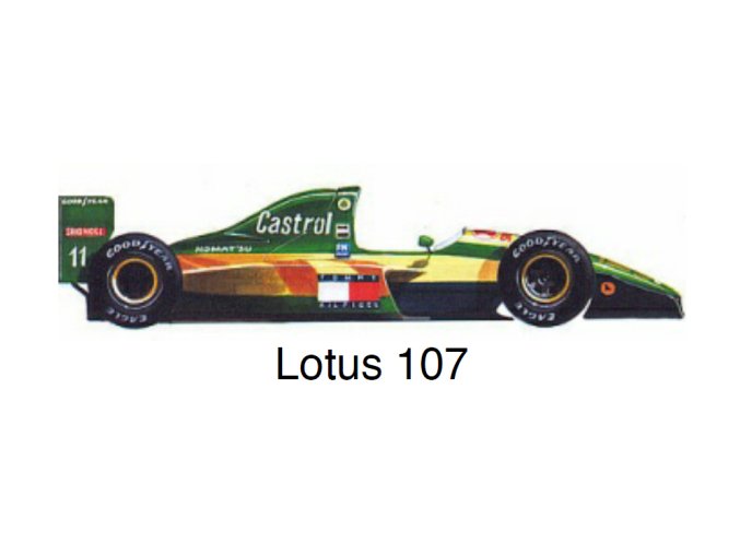 Lotus 107 - GP Japan 1992