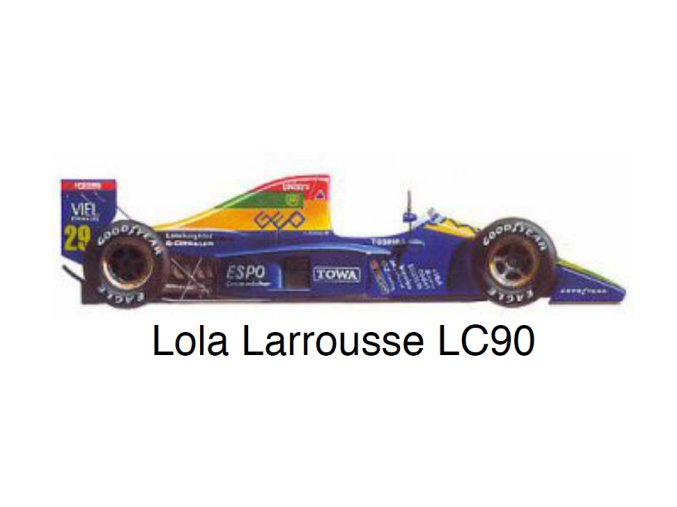 Lola Larrousse LC-90 - GP Great Britain 1990