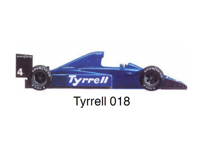 Tyrrell 018 - GP Mexico 1989