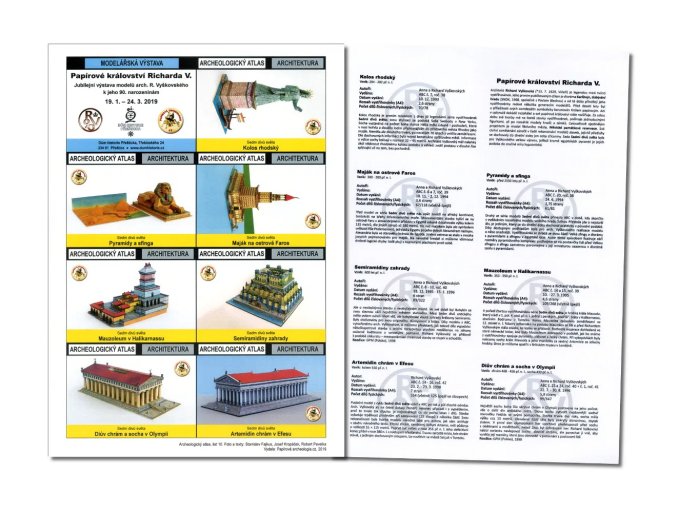 Archeologický atlas - list 10 - Richard Vyškovský 90 - 7 divů světa