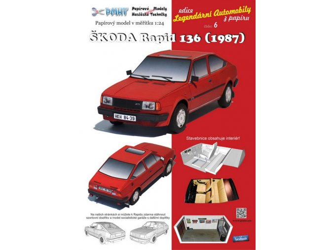 Škoda Rapid 136 (1987) - červený