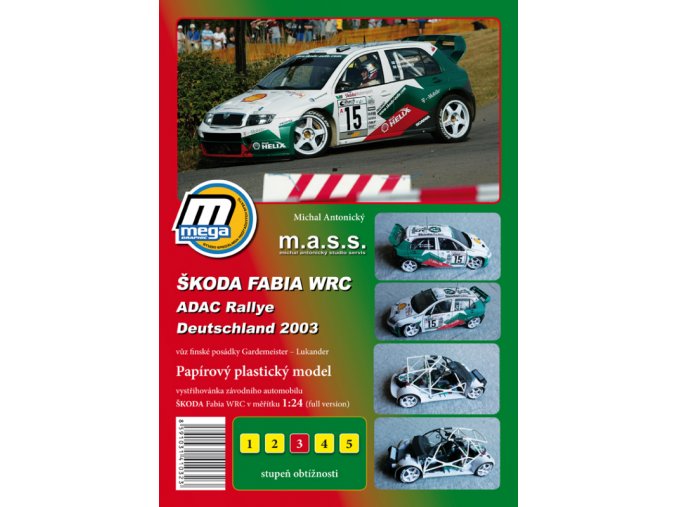 Škoda Fabia WRC ADAC Rallye Deutschland 2003 [15] + doplňky