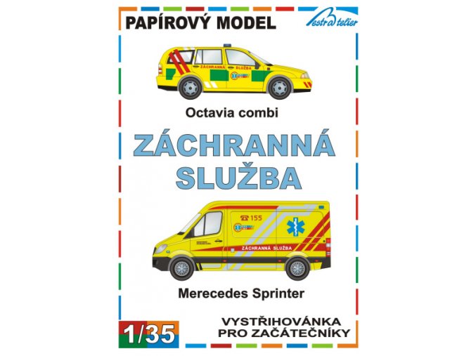 Škoda Octavia combi + Mercedes Sprinter (Záchranná služba)